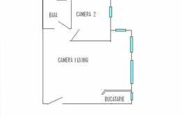 Vanzare mansarda cu 2 camere, 46 mp plus balcon in zona POLUS!