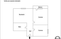 Vanzare apartament 2 camere, 54 mp utili, zona Edgar Quinet, cu boxa si garaj