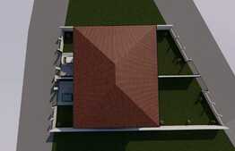 Duplex de 120 mp, 250 teren , semifinisat, zona nou dezvoltata de case