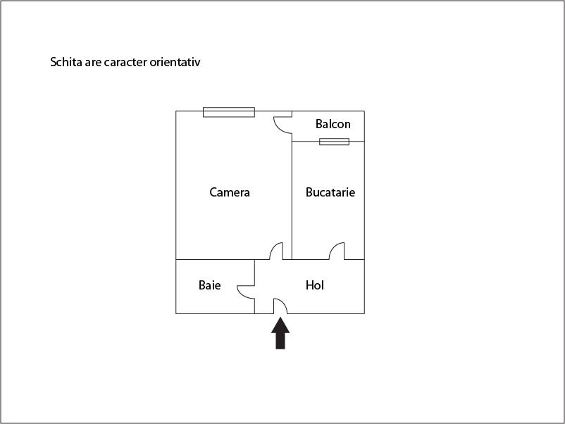 Garsonieră de vânzare Marasti - 7525AV | BLITZ Cluj-Napoca | Poza1