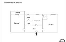 Vanzare apartament 2 camere, decomandate, boxa la subsol, zona Calea Floresti!