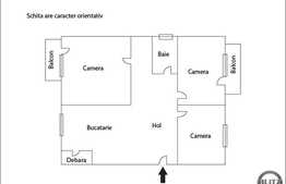 3 camere, 61.37 mp, zona sensului giratoriu! Gradina si boxa depozitare!