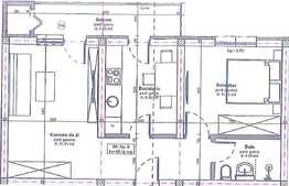 Ocazie! Apartament cu 2 camere, 45 mp, parter, zona Apahida