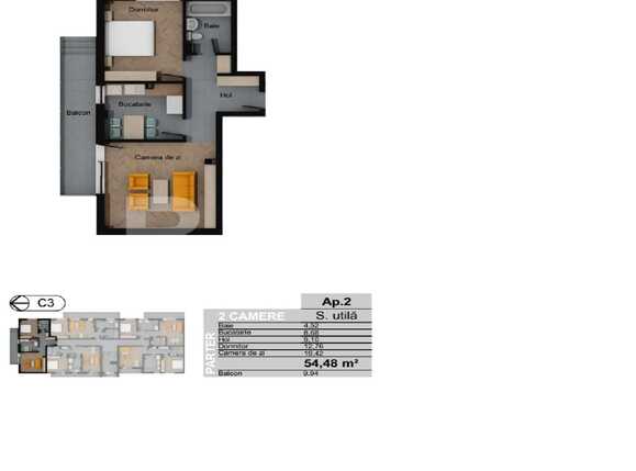 Apartament de vânzare 2 camere Floreşti - 75491AV | BLITZ Cluj-Napoca | Poza2