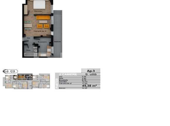 Apartament de vânzare 2 camere Floreşti - 75492AV | BLITZ Cluj-Napoca | Poza2