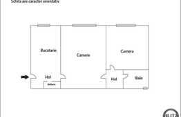 Vanzare apartament 2 camere, 35 mp utili, finisat clasic, ideal investitie!