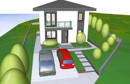 Casa de vanzare, 120 mp, teren aferent 500 mp, zona linistita si cu panorama!