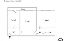Zona strazii Donath, 48 mp 2 camere semidecomandate. Boxa si loc parcare!