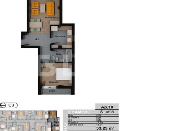 Apartament de vânzare 2 camere Floreşti - 75542AV | BLITZ Cluj-Napoca | Poza2