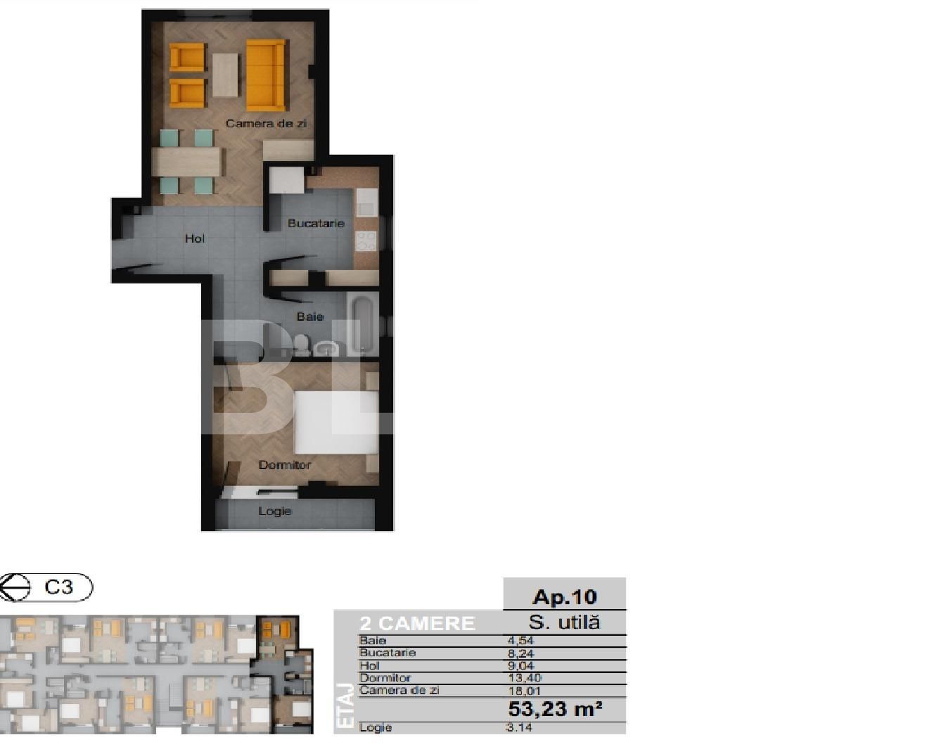 Apartament de vânzare 2 camere Floreşti - 75542AV | BLITZ Cluj-Napoca | Poza2