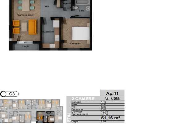 Apartament de vânzare 2 camere Floreşti - 75545AV | BLITZ Cluj-Napoca | Poza2