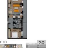 Apartament 3 camere, 59.27 mp, CF, zona Terra