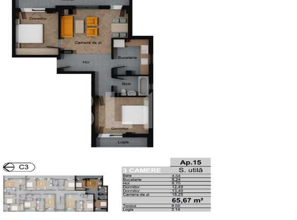 Apartament de vânzare 3 camere Floreşti - 75556AV | BLITZ Cluj-Napoca | Poza2