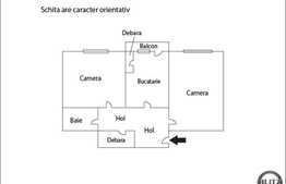 Vanzare apartament 2 camere decomandate, 46 mp, in zona strazii Primaverii