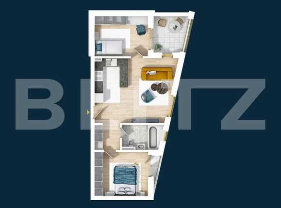 Apartament de vânzare 3 camere Central - 75563AV | BLITZ Cluj-Napoca | Poza1