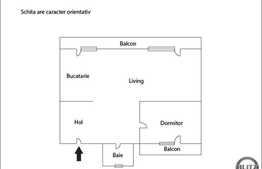 Vanzare 2 camere, 54 mp, 2 balcoane, etaj intermediar, zona Eroilor!