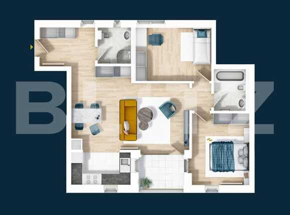 Apartament de vânzare 3 camere Central - 75583AV | BLITZ Cluj-Napoca | Poza1