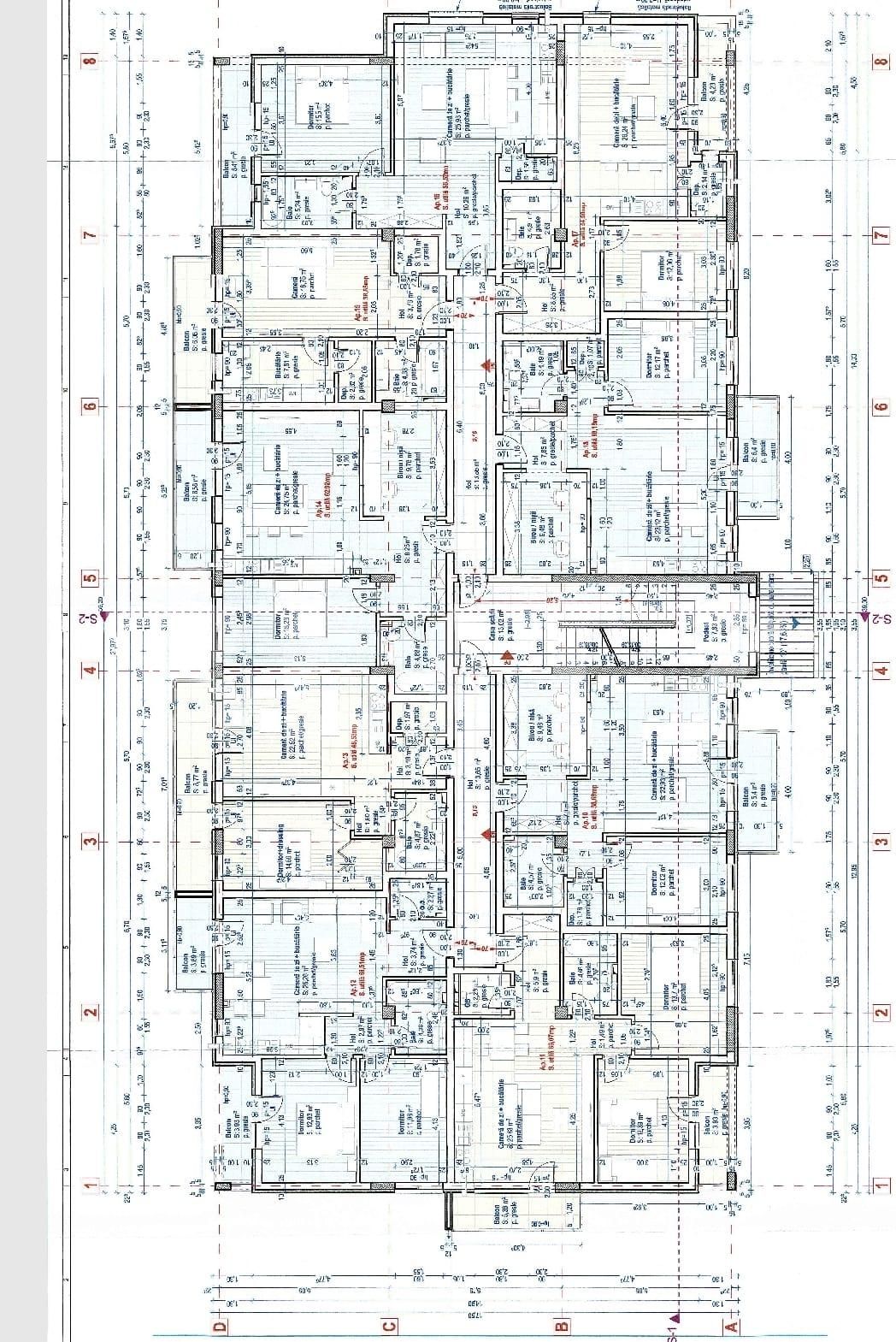 Apartament 1 camere semifinisat, 39 mp, in Gilau!