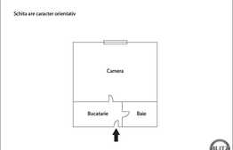 Garsoniera, 22 mp utili, zona strazii Cojocnei