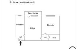 Apartament 2 camere de vanzare, 46 mp utili, zona Herculane, mobilat complet