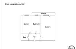 2 camere, 41 mp, decomandat, zona strazii Fantanele