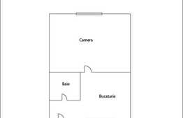 Apartament 1 camera, 35 mp, zona Real