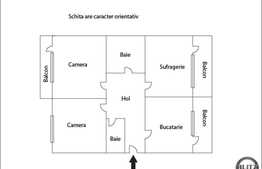 3 camere de vanzare, 67 mp utili, zona strazii Liviu Rebreanu