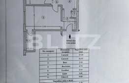 Apartament de 2 camere, 47 mp, orientare Estica, zona Noua 