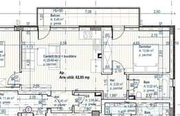 Apartament cu 3 camere semifinisat, cu CF, etaj intermediar! Zona strazii Teilor!