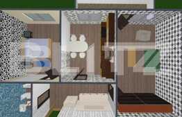 Apartament decomandat 2 camere, 60 mp utili, Finisat sau semifinisat, cum doriti!