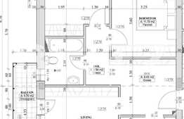 Apartament 3 camere, 70 mp utili, semifinisat, optional parcare!