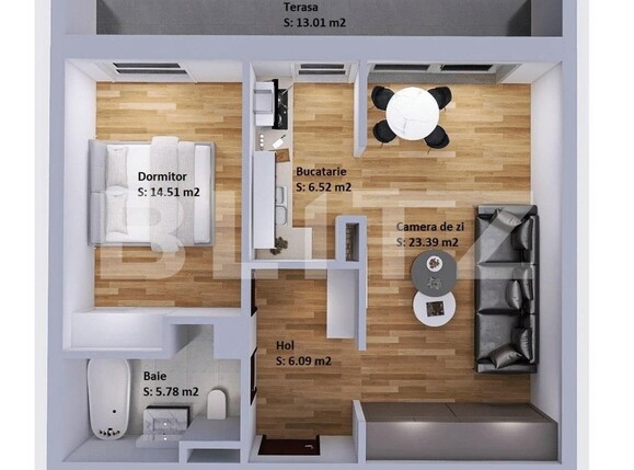 Apartament de vânzare 2 camere Plopilor - 76406AV | BLITZ Cluj-Napoca | Poza4