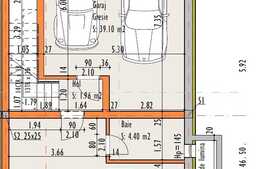 Casa cuplata, 5 dormitoare, garaj dublu, 365 mp teren, zona Sigma