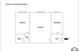 Apartament 2 camere, 34 mp utili, zona Sirena