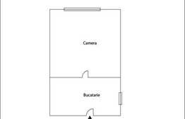 Vanzare 1 camera la cateva minute de zona Garii