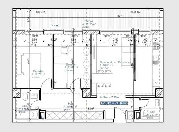 Apartament de vânzare 3 camere Plopilor - 76547AV | BLITZ Cluj-Napoca | Poza1