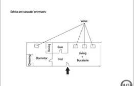 Vanzare mansarda cu 2 camere, 69 mp, mobilata, utilata! Zona Porii!