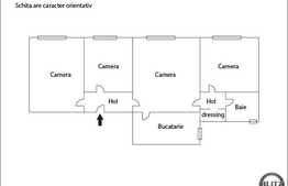 Vanzare apartament 4 camere, 53 mp utili, zona Mehedinti