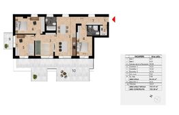 Apartament 4 camere, 93 mp, terasa 40mp, zona Golden Tulip