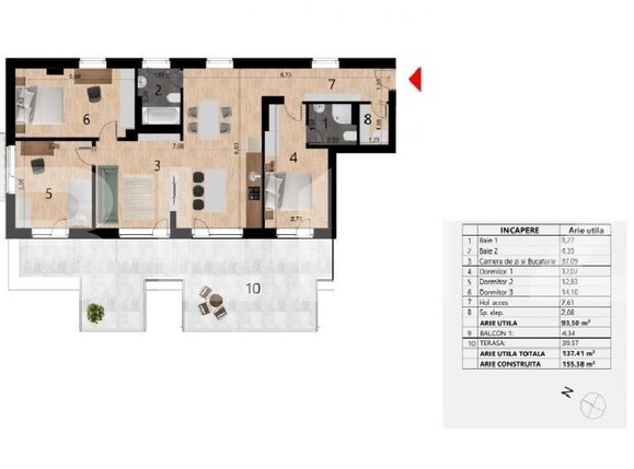 Apartament de vânzare 4+ camere Zorilor - 76999AV | BLITZ Cluj-Napoca | Poza1