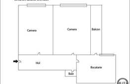 2 camere, 50 mp, decomandat, zona strazii Tulcea