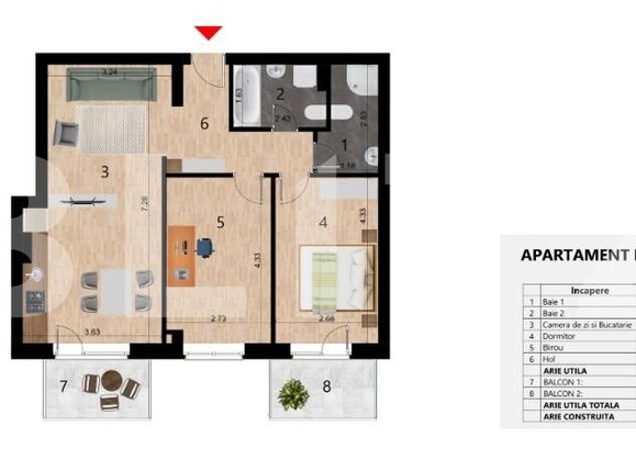 Apartament de vânzare 3 camere Zorilor - 77019AV | BLITZ Cluj-Napoca | Poza1