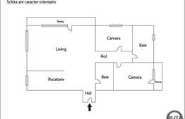 Vanzare apartament 3 camere, 96 mp utili, 2 terase, boxa la subsol, imobil nou!