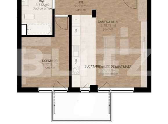 Apartament de vânzare 2 camere Semicentral - 77074AV | BLITZ Cluj-Napoca | Poza4