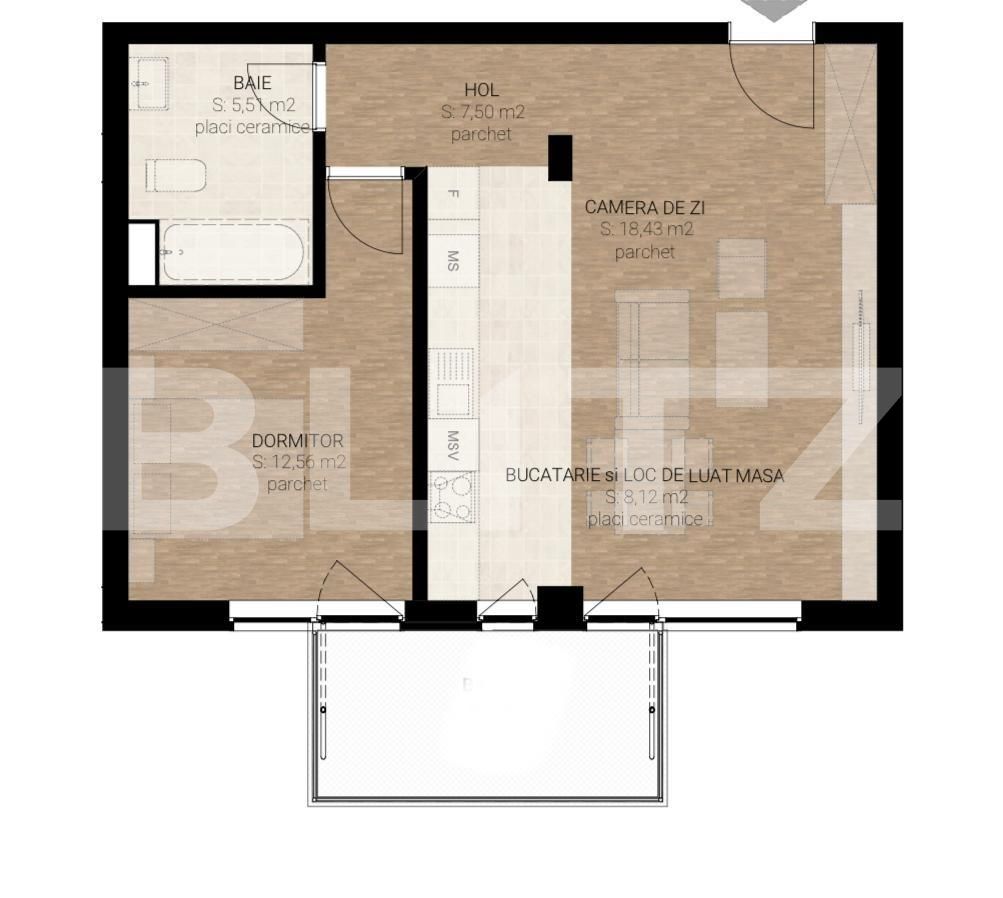 Apartament de vânzare 2 camere Semicentral - 77074AV | BLITZ Cluj-Napoca | Poza4