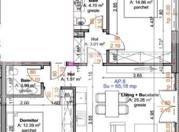 Apartament de vânzare 3 camere Marasti - 77094AV | BLITZ Cluj-Napoca | Poza1