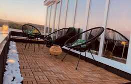 Apartament cu 1 camera, 58 mp, 2 terase, la cheie!