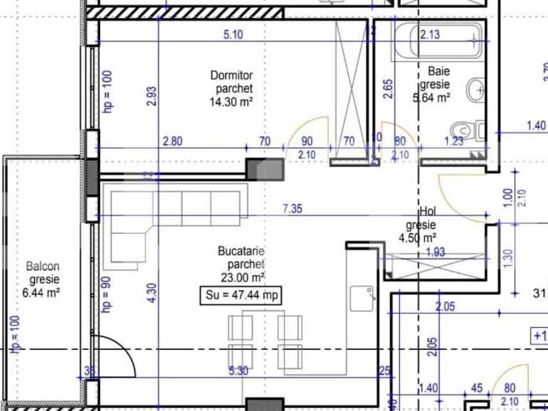 Apartament de vânzare 2 camere Floreşti - 77173AV | BLITZ Cluj-Napoca | Poza1