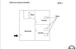 Apartament 3 camere, pe 2 nivele, 30 mp utili, decomandat, zona Albac!