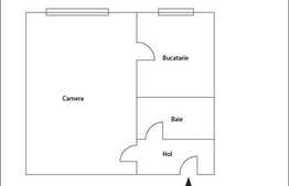 Apartament de vanzare cu 1 camera, 25 mp utili, zona Garii!